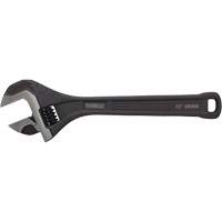 All Steel Adjustable Wrench, 12" L, Black/Plain M & M Nord Ouest Inc
