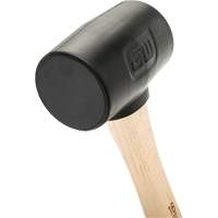 Rubber Mallet, 16 oz., Wood Handle, 13" L M & M Nord Ouest Inc