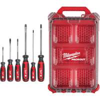 Ensemble de tournevis &agrave; prise coussin&eacute;e avec organisateur compact &agrave; profil bas PACKOUT, 6 m M & M Nord Ouest Inc