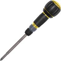 Tournevis &agrave; cliquet Fastbit Tru-Grip, embouts Phillips et &agrave; fente, 8-1/2" lo, Prise Plastique/Coussin&eacute;e M & M Nord Ouest Inc