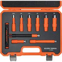 Insulated T-Handle & Hex Bit Set with Case, 1000 V, 9 Pcs M & M Nord Ouest Inc