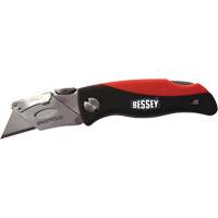 Folding Utility Knife, 2-3/8" Blade, Plastic/Cushion Handle M & M Nord Ouest Inc