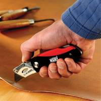 Folding Utility Knife, 2-3/8" Blade, Plastic/Cushion Handle M & M Nord Ouest Inc