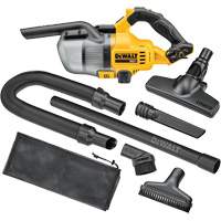 Cordless Dry Hand Vacuum, 20 V, 0.18 gal. Capacity M & M Nord Ouest Inc