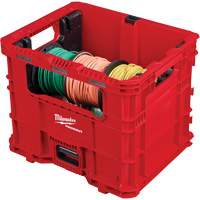 Bac distributeur de fils XL PACKOUT, 15-3/4" x 18-5/8" x 15", Noir/Rouge M & M Nord Ouest Inc