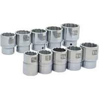 12-Point SAE Socket Set, 10 Pcs, 3/4" Drive Size M & M Nord Ouest Inc