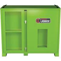 Armoire de rangement d'&eacute;PI sur place, Acier, Vert lime haute visibilit&eacute; M & M Nord Ouest Inc