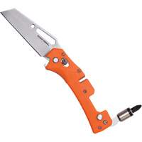Electrician's Pocket Knife with Driver, 2-99/100" Blade, Stainless Steel Blade, Plastic Handle M & M Nord Ouest Inc