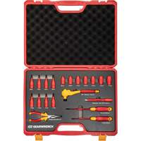 3/8" Drive VDE Insulated Tool Set, 1000 V, 20 Pcs M & M Nord Ouest Inc