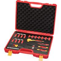 3/8" Drive VDE Insulated Tool Set, 1000 V, 20 Pcs M & M Nord Ouest Inc