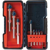 Glass & Tile Drill Bit Set, 8 Pieces, Carbide M & M Nord Ouest Inc