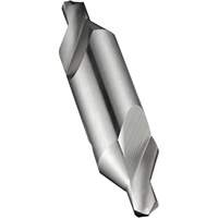 Combined Centre Drill and Countersink, #0, 1/32" Small Diameter, 1/8" Large Diameter, High Speed Cobalt M & M Nord Ouest Inc