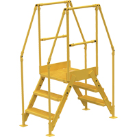 &eacute;chelles de liaison, 54-1/2" Port&eacute;e hors tout, 30" ha x 24" p, 24" Largeur de la marche M & M Nord Ouest Inc