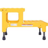 Plate-forme ajustable Step-Mate, 2 marche(s), 23-13/16" la x 22-7/8" lo x 15-1/4" h, Capacit&eacute; 500 lb M & M Nord Ouest Inc