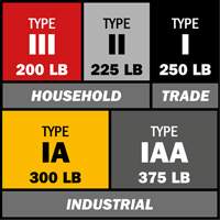 Escabeau avec plateau &agrave; peinture, 10', Aluminium, Capacit&eacute; 225 lb, Type 2 M & M Nord Ouest Inc
