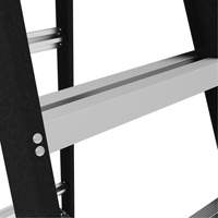 Escabeau avec plateau &agrave; peinture, 10', Fibre de verre, Capacit&eacute; 250 lb, Type 1 M & M Nord Ouest Inc