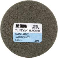 Standard Abrasives Unitized Wheel, 3" x 1/8", 1/4" Arbor, Medium Grit, Aluminum Oxide M & M Nord Ouest Inc