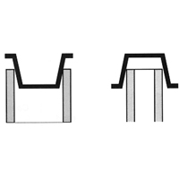 Plastic End Cap, 1/2" Dia. M & M Nord Ouest Inc