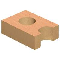 Forets pour trou de passage &agrave; pointes au carbure, Diam&egrave;tre de 2/5" M & M Nord Ouest Inc