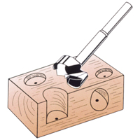 M&egrave;che Forstner, 2/5", Tige 8 mm, Longeur de 3-1/2" M & M Nord Ouest Inc