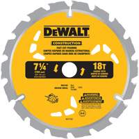 Fast Cut Framing Carbide-Tipped Saw Blade, 7-1/4", 18 Teeth, Wood Use WP534 | M & M Nord Ouest Inc