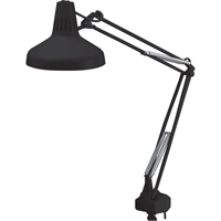 LAMPES DE TRAVAIL COMBIN&eacute;ES ROBUSTES, 22/60 W, Fluorescent/Incandescente, Col 45", Noir M & M Nord Ouest Inc