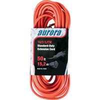 Extension Cord, Indoor/Outdoor, SJTW, 16/3 AWG, 13 A, 50' M & M Nord Ouest Inc