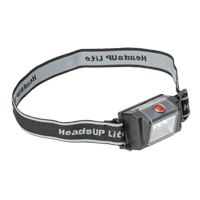 HeadsUp Lite 2610 Headlamp, LED, 30 Lumens, 19 Hrs. Run Time, AAA Batteries M & M Nord Ouest Inc