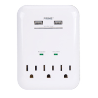 Prime<sup>®</sup> USB Charger with Surge Protector XG782 | M & M Nord Ouest Inc
