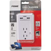 Prime<sup>®</sup> USB Charger with Surge Protector XG783 | M & M Nord Ouest Inc