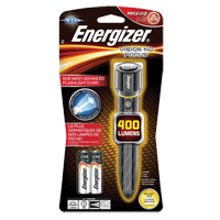 Vision HD Flashlight, LED, 400 Lumens, AA Batteries M & M Nord Ouest Inc