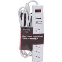 USB Charging Surge Protector, 6 Outlets, 1200 J, 1875 W, 6' Cord M & M Nord Ouest Inc