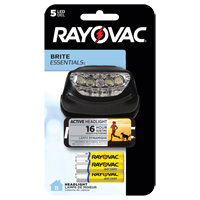 Lampe frontale Brite Essentials, DEL, 14 lumens, 16 hres de fonctionnement, piles AAA M & M Nord Ouest Inc