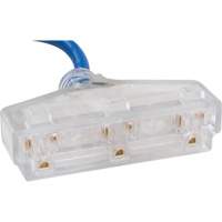 Cordon rallonge en caoutchouc TPE avec indicateur lumineux, Toutes saisons, SJEOW, AWG 14/3, 15 A, 3 prise(s), 25' M & M Nord Ouest Inc