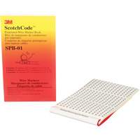 Livret d'étiquettes pour le marquage de fils préimprimées ScotchCode<sup>MC</sup> XH306 | M & M Nord Ouest Inc