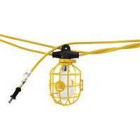 LED Bulb Stringlights with Connector, 10 Lights, 1200" L, Plastic Housing M & M Nord Ouest Inc