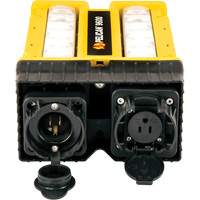 Syst&egrave;me avec t&ecirc;te d'&eacute;clairage modulaire et support, DEL, 24 W, 3000 lumens, Boîtier en Aluminium M & M Nord Ouest Inc