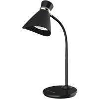 Lampe de bureau, 6 W, DEL, Col 16", Noir M & M Nord Ouest Inc