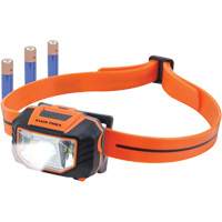 Headlamp with Silicone Hardhat Strap, LED, AAA Batteries, Plastic M & M Nord Ouest Inc