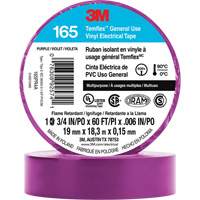 Temflex™ General Use Vinyl Electrical Tape 165, 19 mm (3/4") x 18 M (60'), Purple, 6 mils XI870 | M & M Nord Ouest Inc