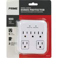 Surge Protector, 5 Outlets, 900 J, 1875 W XJ249 | M & M Nord Ouest Inc