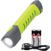 Small Pro Series Hybrid Handheld Flashlight, LED, 500 Lumens, Rechargeable/AA Batteries M & M Nord Ouest Inc