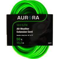Cordon rallonge de calibre industriel, Toutes saisons, SJTW, AWG 10/3, 15 A, 50' M & M Nord Ouest Inc