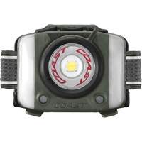 Lampe frontale FL97R &agrave; trois couleurs avec syst&egrave;me Twist Focus et commande vocale, DEL, 830 lumens, 2 hres de fonctionnement, piles Rechargeable M & M Nord Ouest Inc