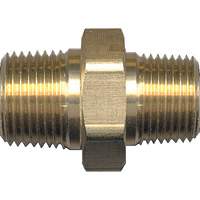 Mamelon de r&eacute;duction hexagonal, Laiton, 1/4" x 1/8", NPT x NPT M & M Nord Ouest Inc