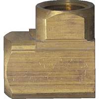 Extruded 90° Elbow Pipe Fitting, FPT, Brass, 1/8" YA811 | M & M Nord Ouest Inc