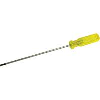 Tournevis &agrave; fente pour &eacute;lectricien, Tige de 3/16", Ronde, 11-1/2" lo, Prise en Plastique M & M Nord Ouest Inc