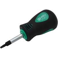 Stubby Square Recess Screwdriver, #1 Tip, Round, 3-1/4" L, Cushion Grip Handle M & M Nord Ouest Inc
